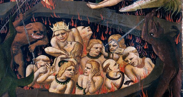 Détail du "Jugement dernier" de Fra Angelico au Musée national San Marco à Florence 1425. @Getty/Leemage-Corbis